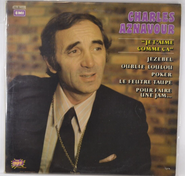 je t'aime comme ça Charles Aznavour - disque vinyle 33 tours