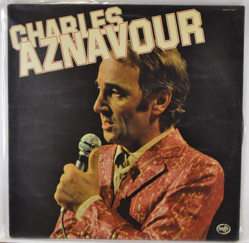 über mein Leben Charles Aznavour - 33 U/min Vinyl-Schallplatte