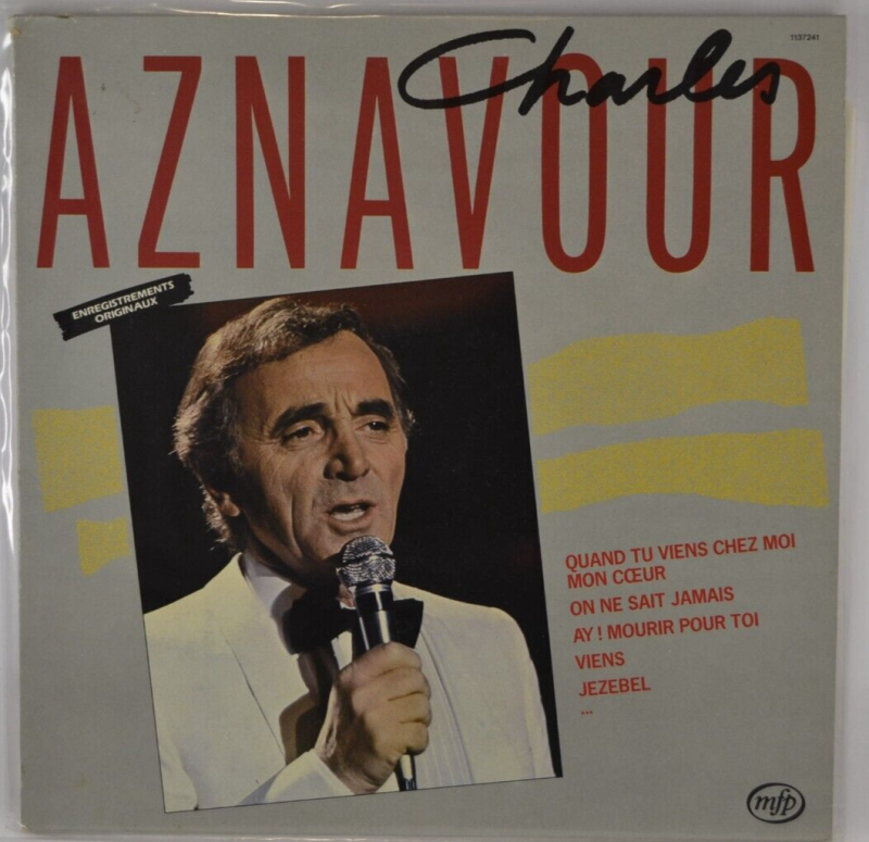 Wenn du zu mir nach Hause kommst, meine Liebe, Charles Aznavour – 33 U/min Vinyl-Schallplatte