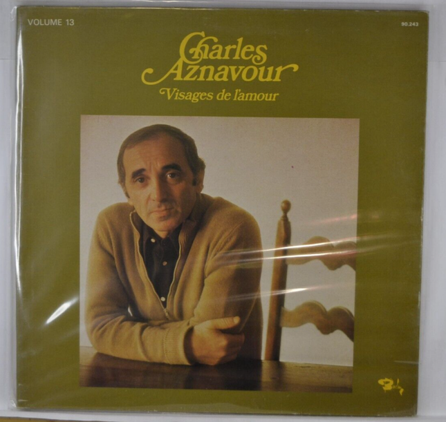 visage de l'amour Charles Aznavour - volume 13 - disque vinyle 33 tours