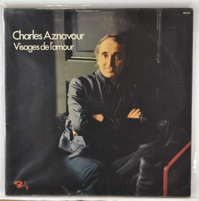 visage de l'amour Charles Aznavour - disque vinyle 33 tours