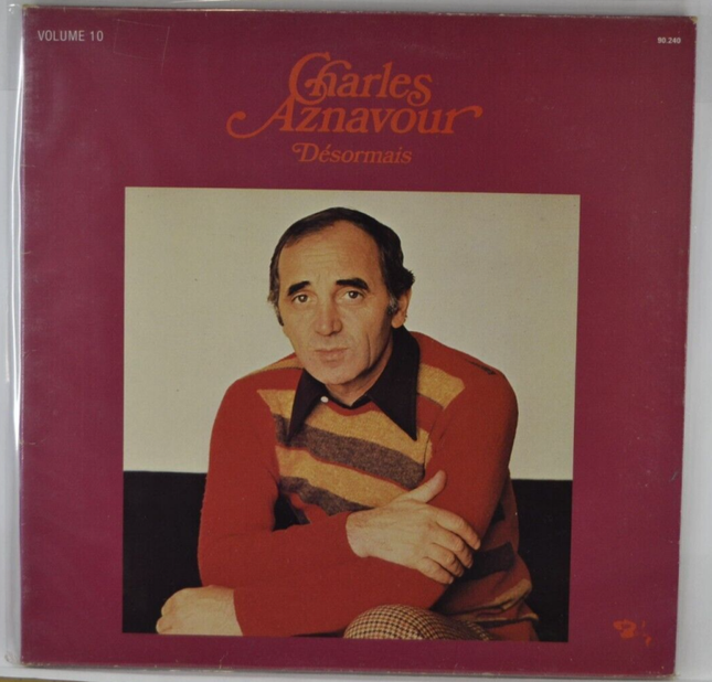 désormais Charles Aznavour - volume 10 - disque vinyle 33 tours
