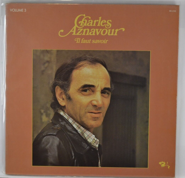 il faut savoir - Charles Aznavour - volume 3 - disque vinyle 33 tours