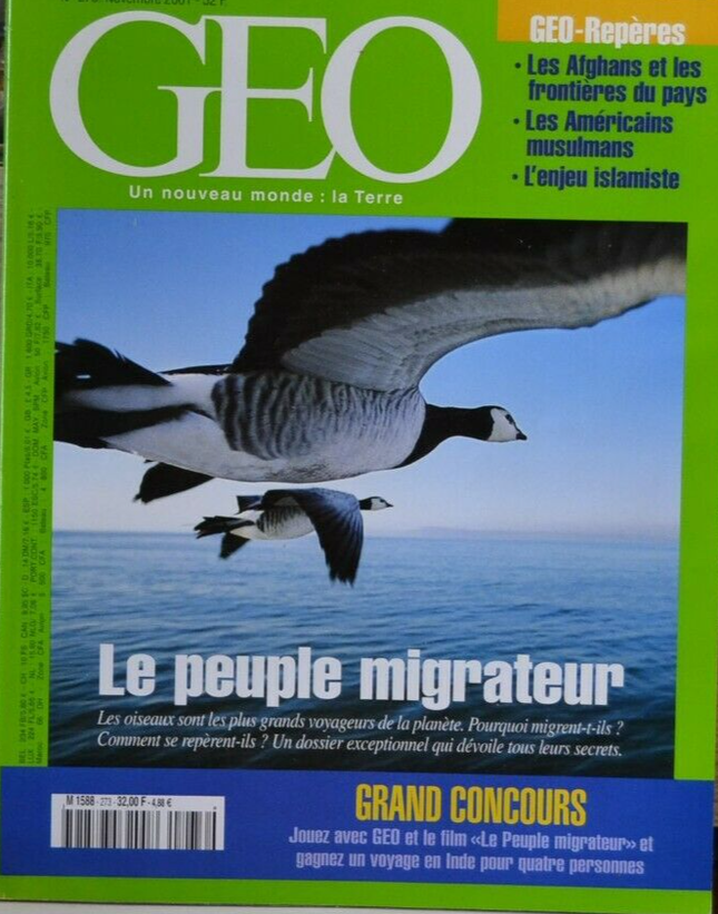 le peuple migrateur - geo - n°273 - revue - Geo magazine