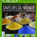 saveurs du monde - geo - n°390 - revue - Geo magazine