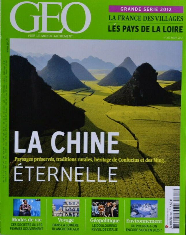 la chine éternelle - geo - n°397 - revue - Geo magazine