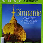 birmanie voyage dans un pays qui sort de la nuit - geo - n°405 - revue - Geo magazine