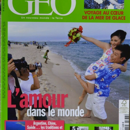 l'amour dans le monde - geo - n°378 - revue - Geo magazine