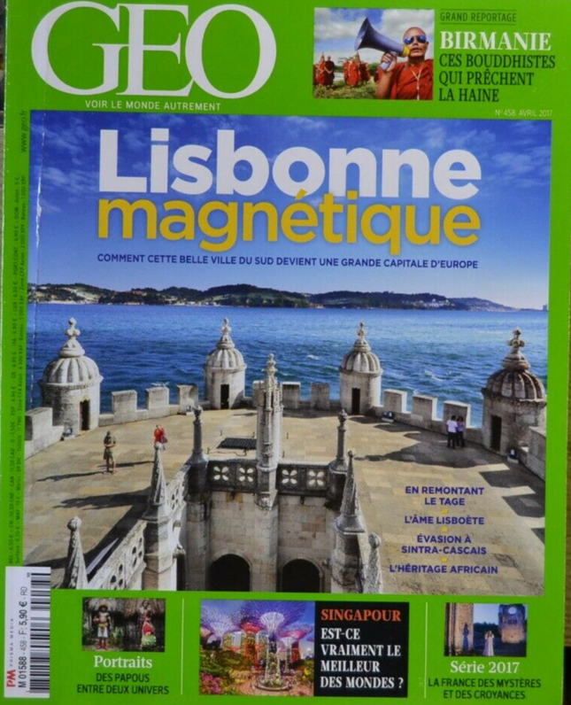 Lisbonne magnétique - geo - n°458 - revue - Geo magazine