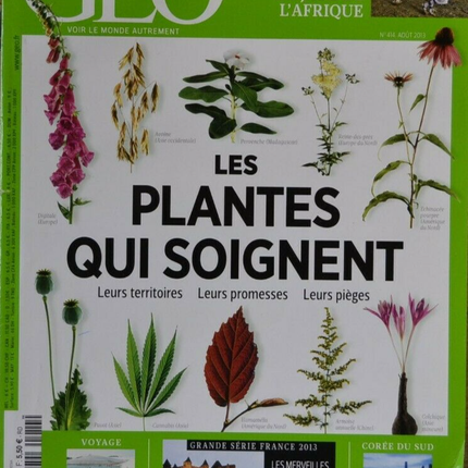 les plantes qui soignent - geo - n°414 - revue - Geo magazine