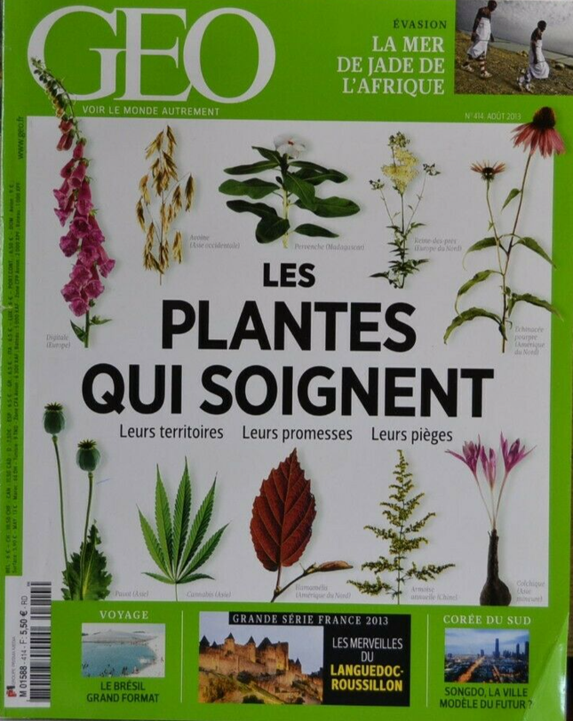 les plantes qui soignent - geo - n°414 - revue - Geo magazine