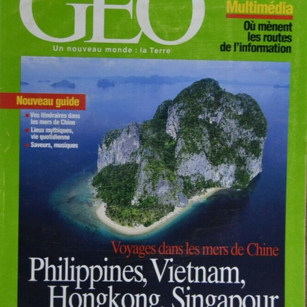 voyage dans les mers de chine - geo - n°203 - revue - Geo magazine