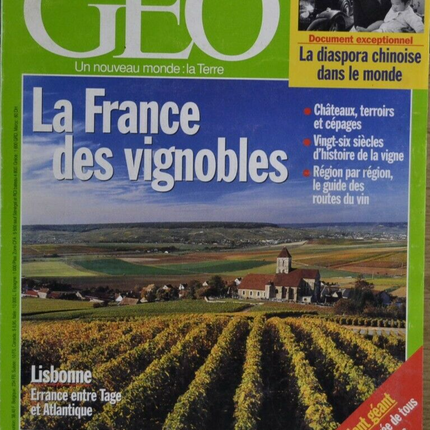 la France des vignobles - geo - n°199 - revue - Geo magazine