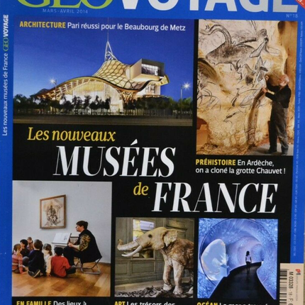les nouveaux musées de france - geo - n°18 - voyage - revue - Geo magazine