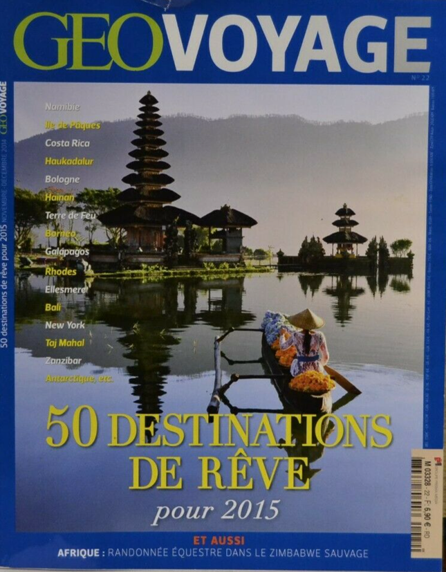 50 destination de rêve - geo - n°22 - voyage - revue - Geo magazine