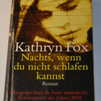 Nachts, wenn du nicht schlafen kannst – Kathryn Fox – Buch auf Deutsch