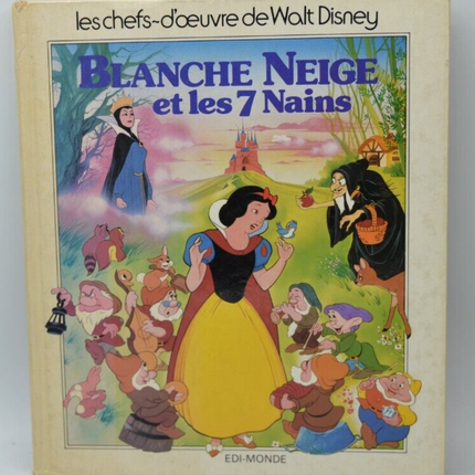 Blanche-Neige et les 7 nains - Walt Disney - livre