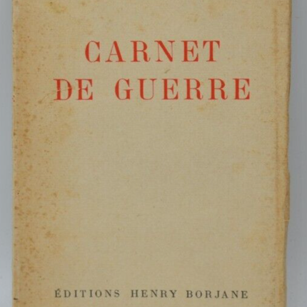 Kriegstagebuch - Rudyard Kipling - Henry Borjane - 1939 - Ungeschnitten - Buch