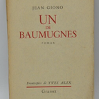 Un de Baumugnes - Jean Giono - 1942 - livre