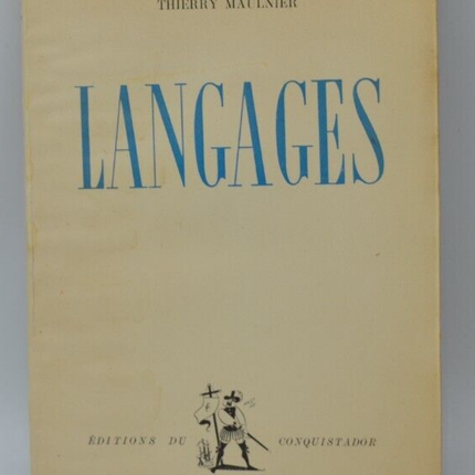 Languages ​​- Thierry Maulnier - 1947 - 303 - book