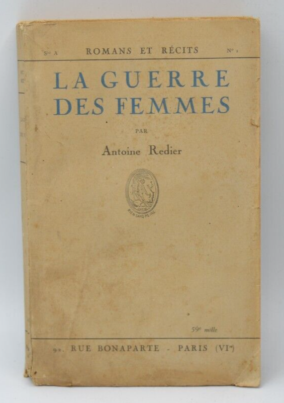 Der Frauenkrieg - Antoine Redier - 1929 - Buch