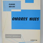 Ombres nues - Claude Malois - 1962 - Edition originale 394 - livre