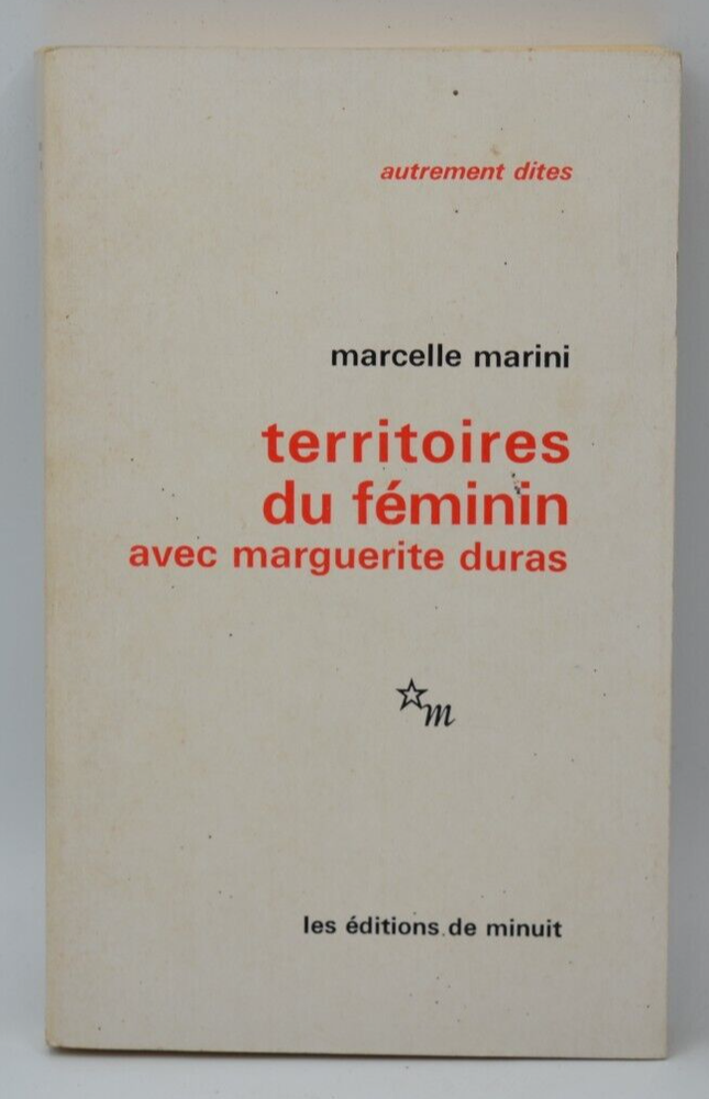 Territoires du féminin avec Marguerite Duras - Marcelle Marini - 1977 - livre