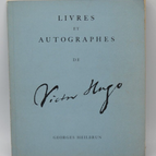 Books and autographs of Victor Hugo - Georges Heilbrun - book