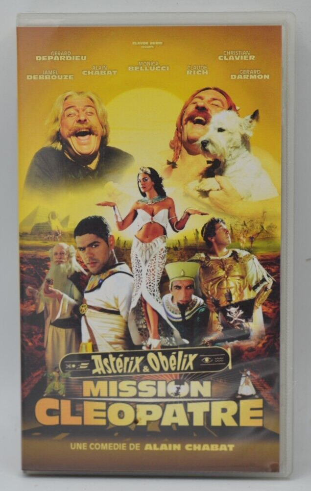 VHS video cassette K7 - Asterix &amp; Obelix Mission Cleopatra
