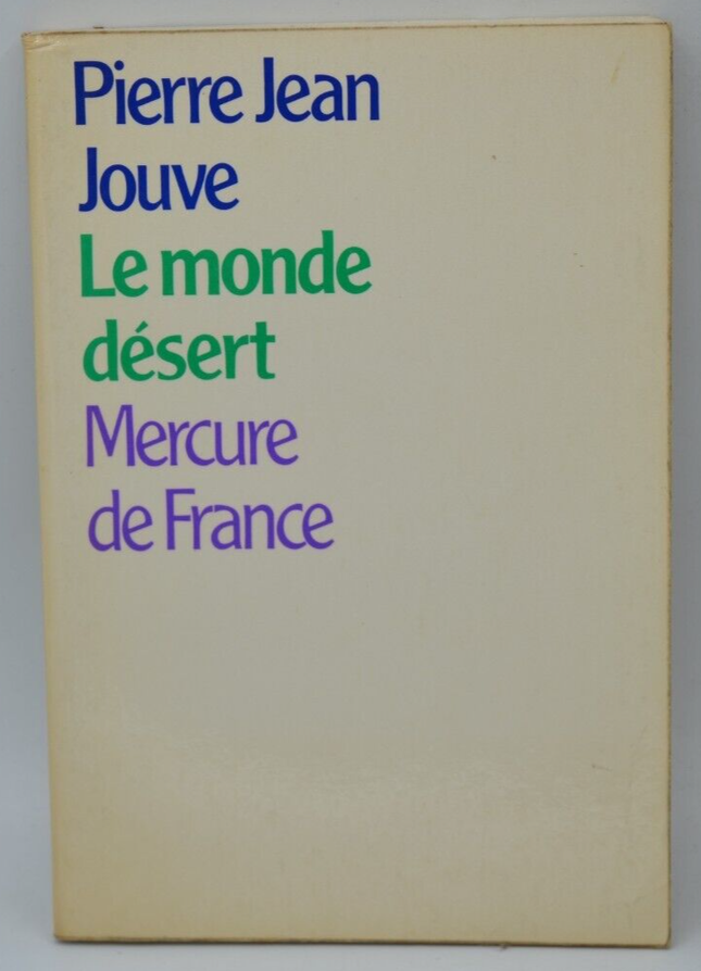 Die verlassene Welt – Pierre Jean Jouve – 1976 – Buch