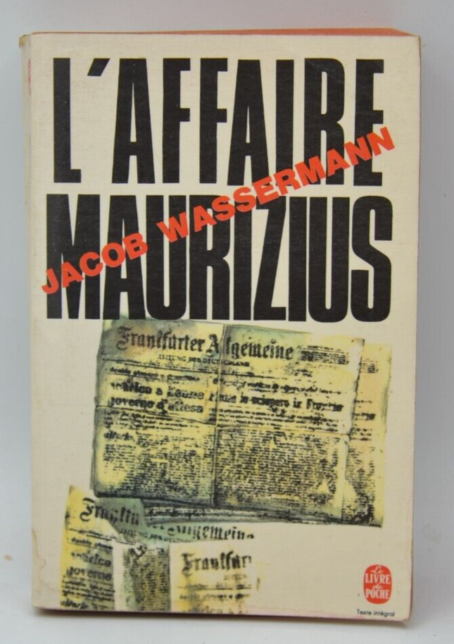 Die Affäre Maurizius - Jakob Wassermann - Buch