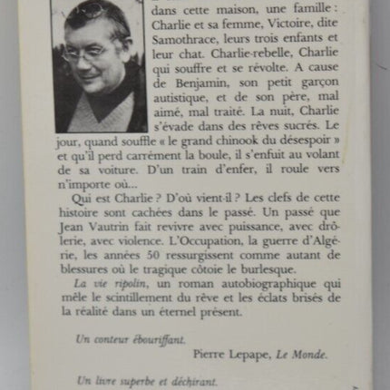 La vie ripolin - Jean Vautrin - livre