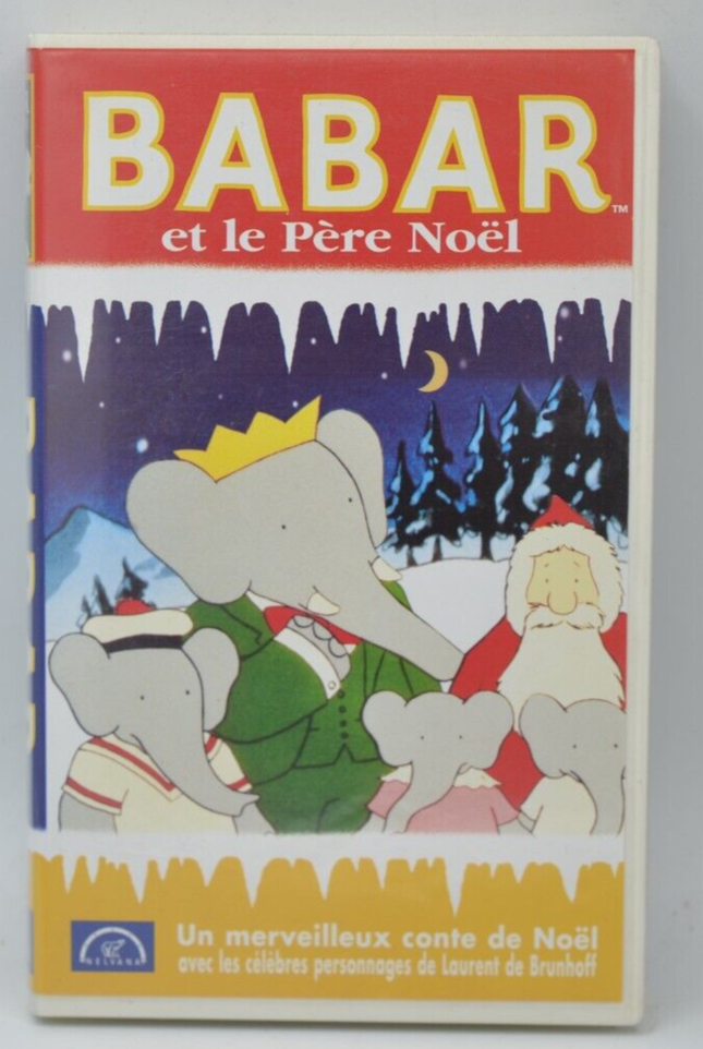 Babar und der Weihnachtsmann - VHS-Videokassette K7