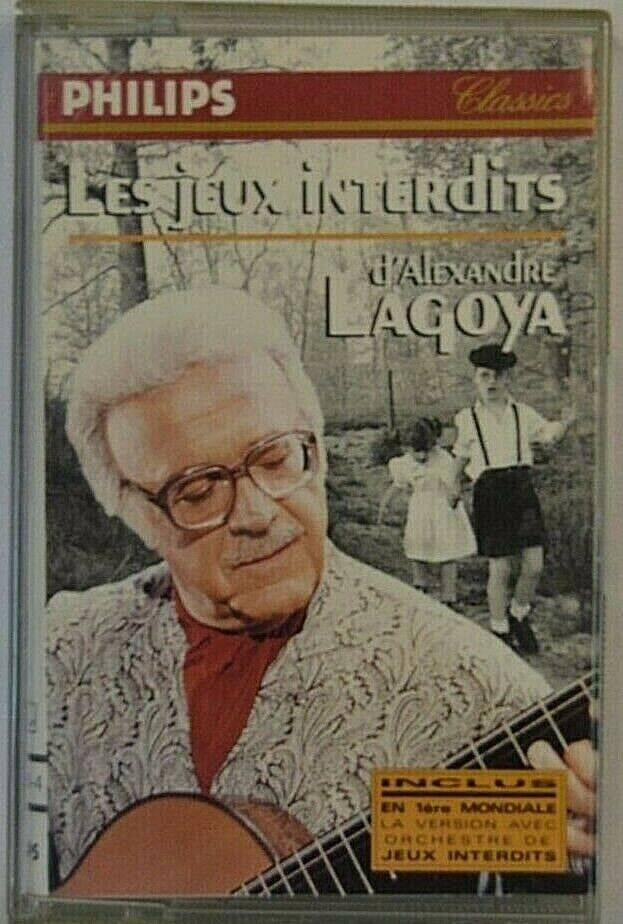 audio cassette k7 - forbidden games Alexandre Lagoya