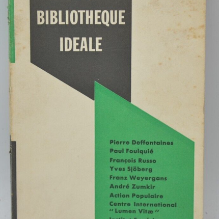 Die ideale Bibliothek - Universitätsausgaben - Franz Weyergans 1957 - Buch