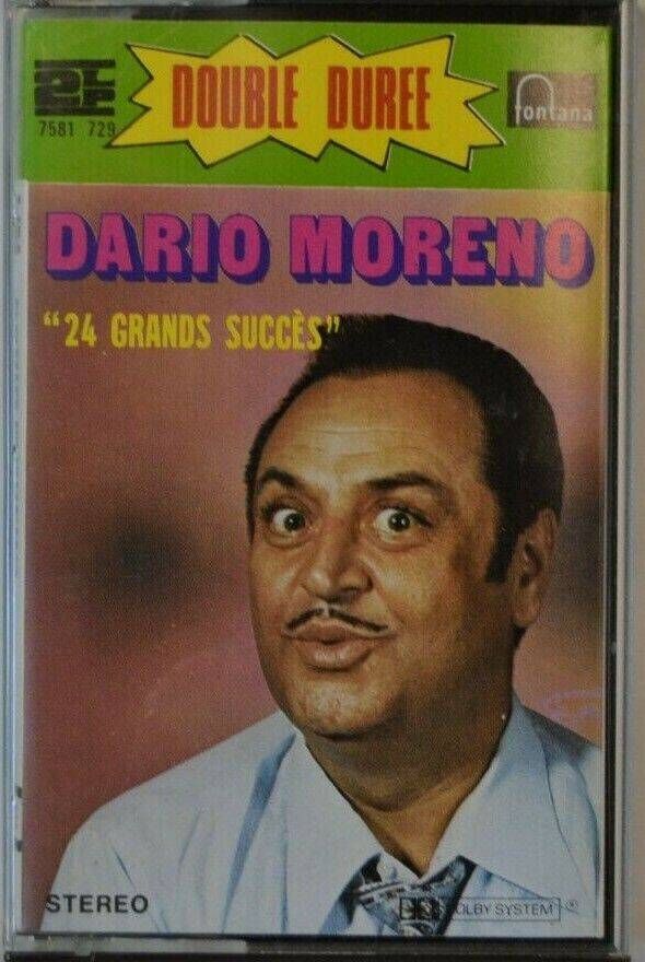 Audiokassette K7 – 24 größte Hits von Dario Moreno