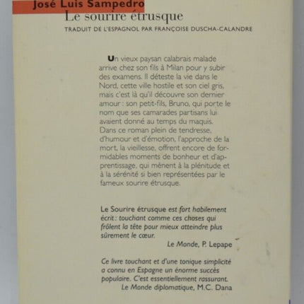 Le sourire étrusque - José Luis Sampedro - livre