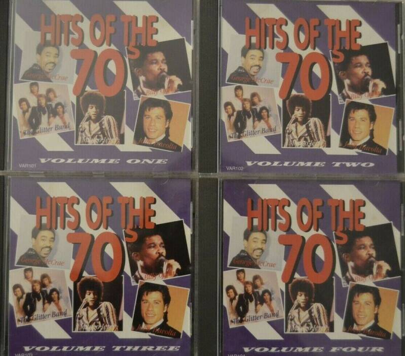 4 CD Hits der Siebziger 70er Band 1 / 2 / 3 / 4 - CD
