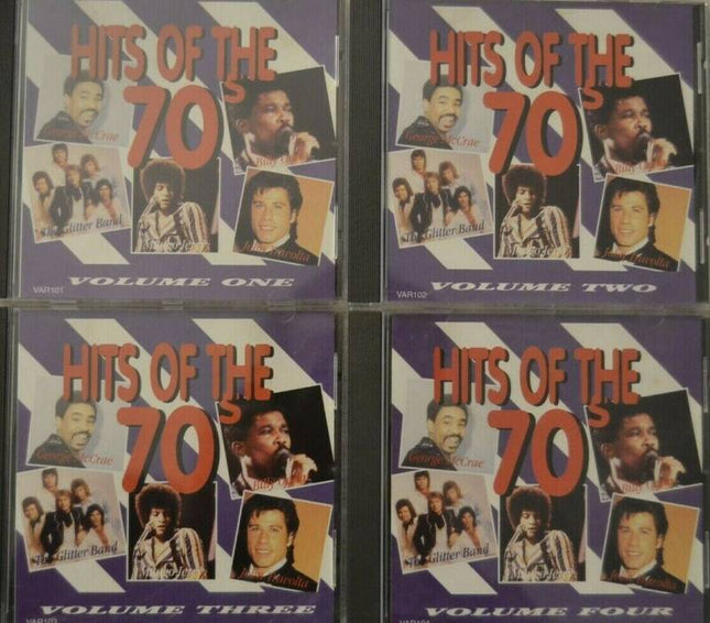 4 cd hits of the seventies 70s volume 1 / 2 / 3 / 4 - cd