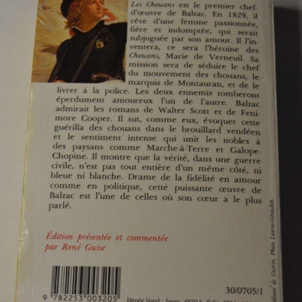 Les chouans - Balzac - livre