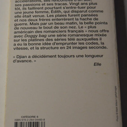 Roman Doggy Bag Saison 1 Philippe Djian livre contemporain thriller psychologique relations adultes occasion - livre