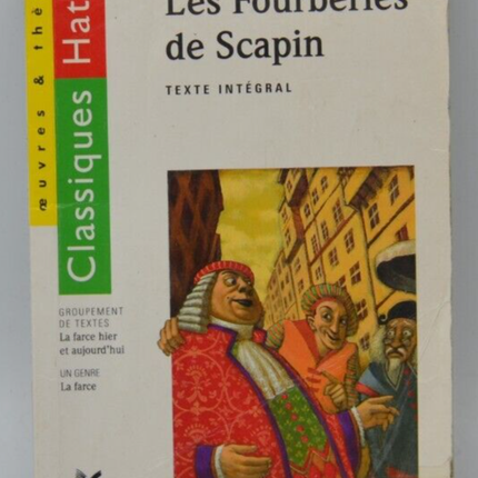 The Tricks of Scapin - Molière - Classics Hatier - book