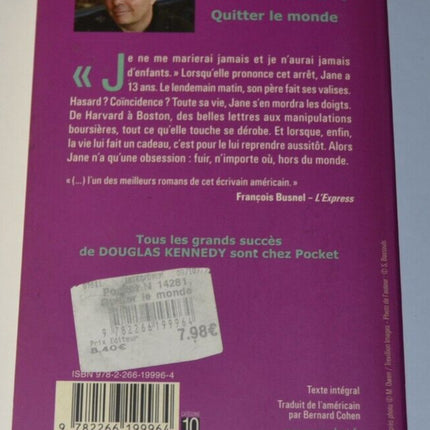 Quitter le monde - Douglas Kennedy - livre