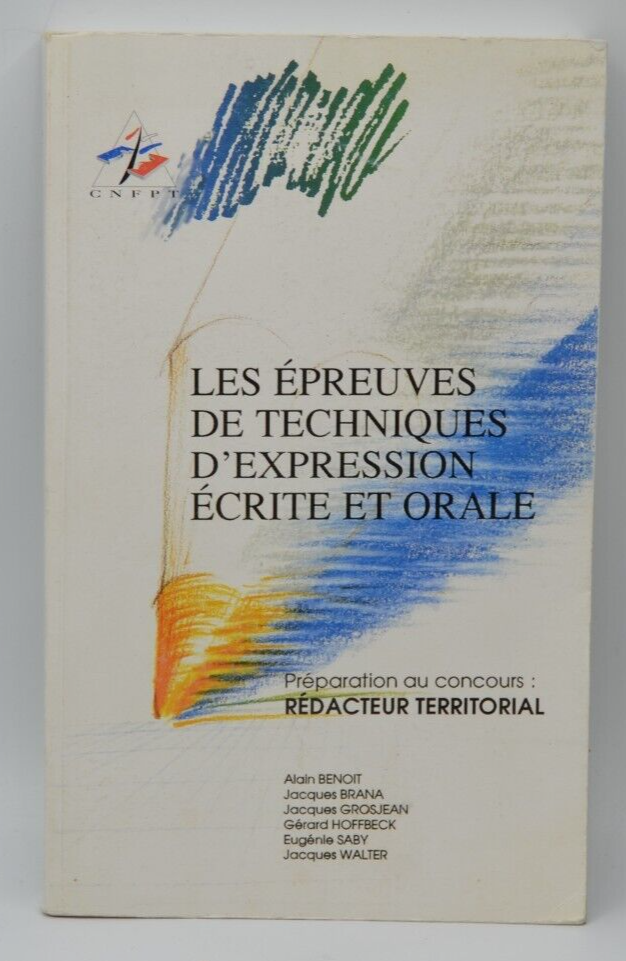 Written and oral expression technique tests - competitive exam preparation - book