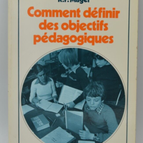 How to Set Educational Objectives - RF Mager - book