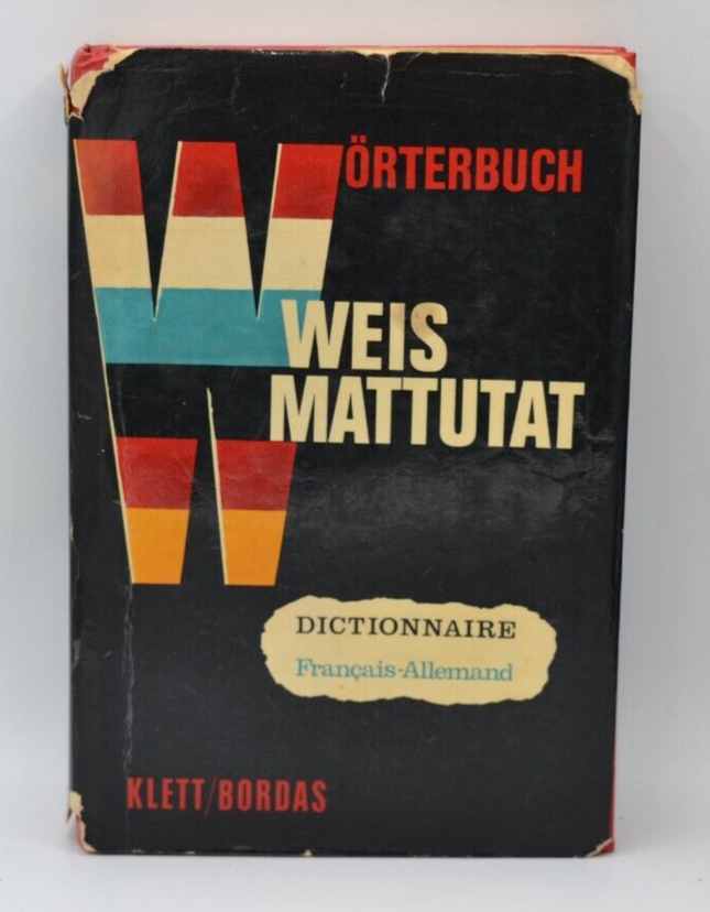 Weis mattutat Französisch Deutsch - T1 - Wörterbuch Wörterbuch - 1968 - Buch