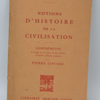 notions d'histoire de la civilisation - Pierre Conard - 1949 - livre