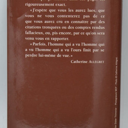 Un monde à l'envers - Catherine Allégret - livre