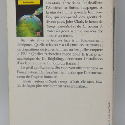 Rainbow Six tome 1 - Tom Clancy - livre