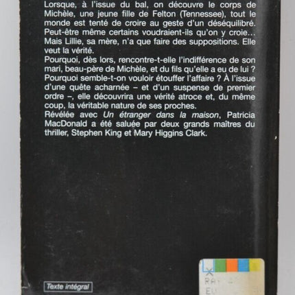 Sans Retour - MacDonald Patricia - livre